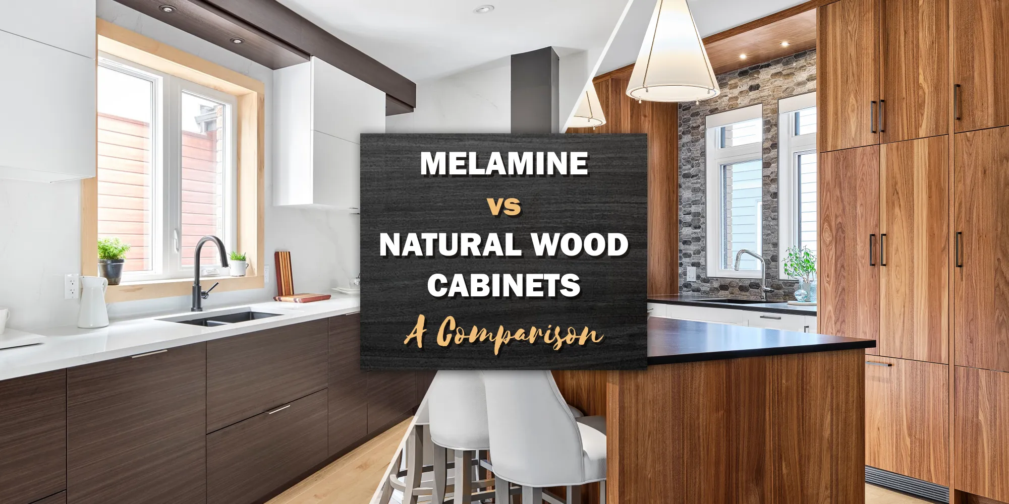 Melamine cabinets vs wood